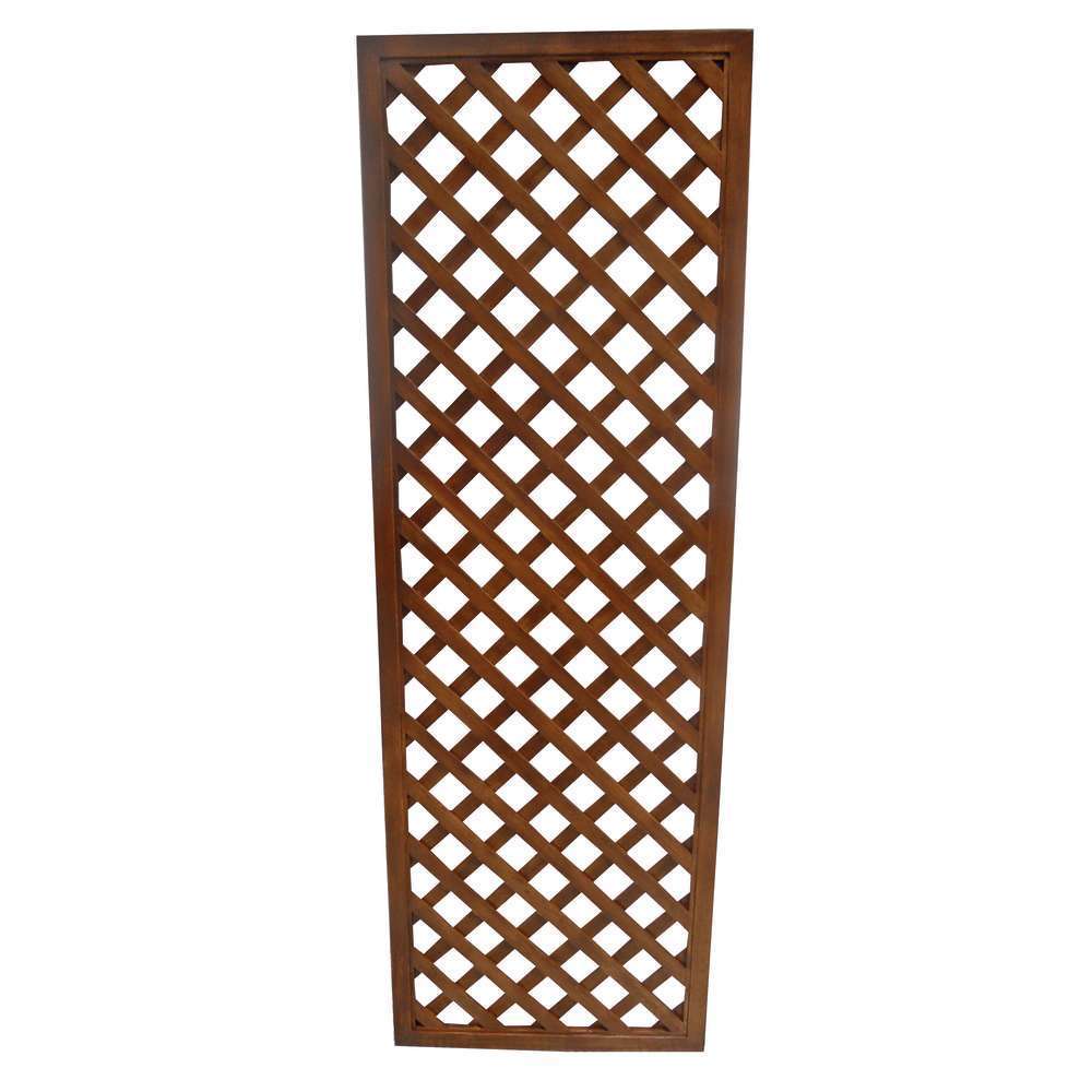 Treillis Jasmin à carreaux, en bois d'acacia - l.60 x H.180 cm