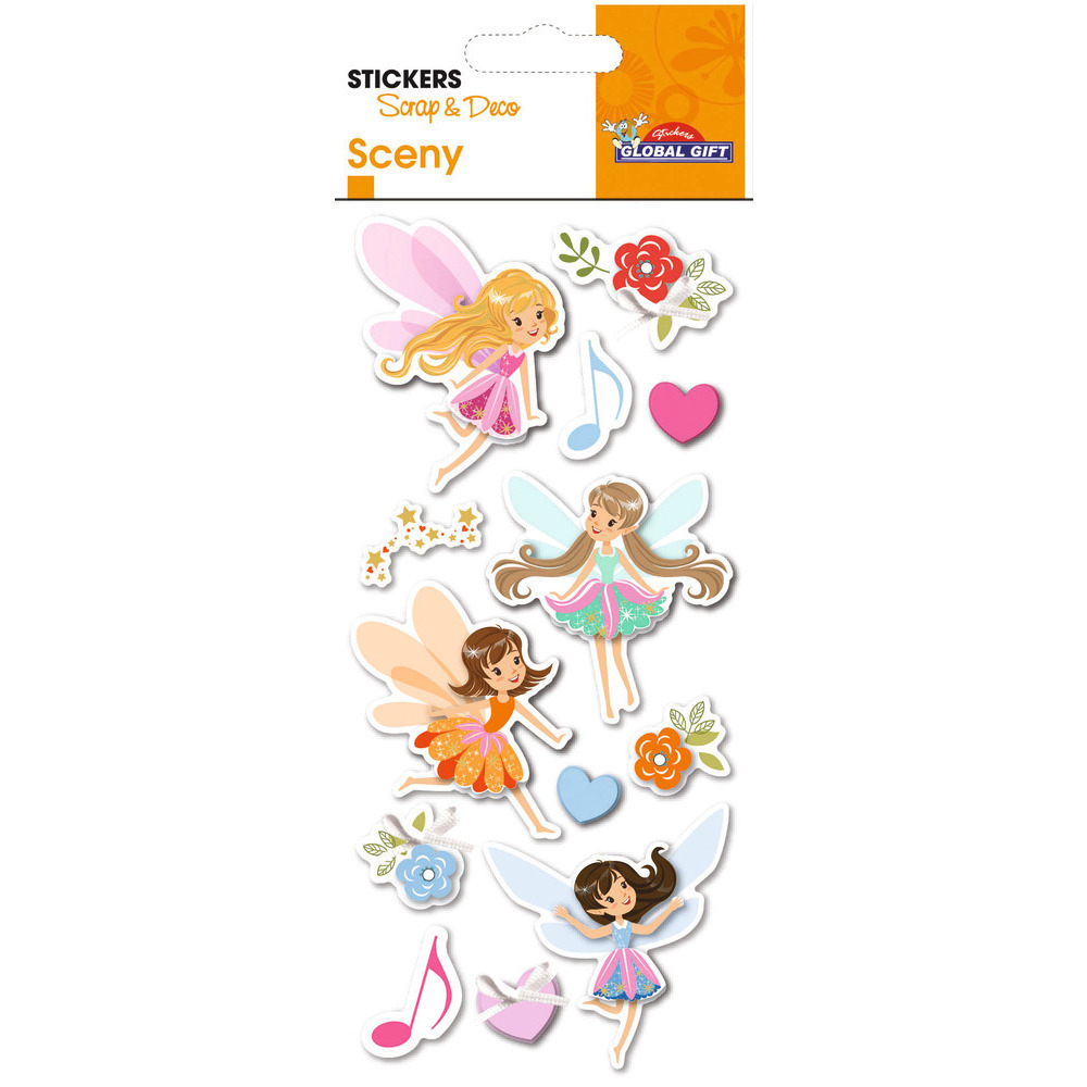 Stcikers Sceny 7 x 12 cm - Différents thèmes possibles