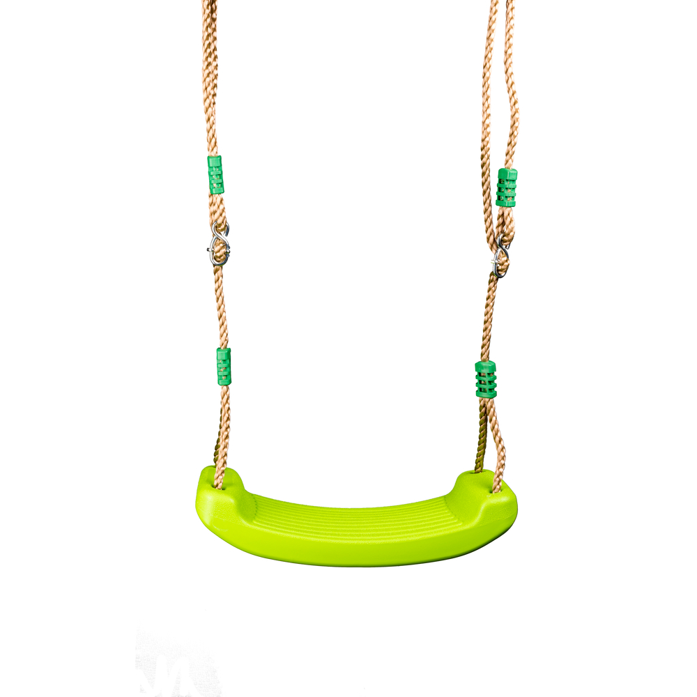 Siege de balançoire verte