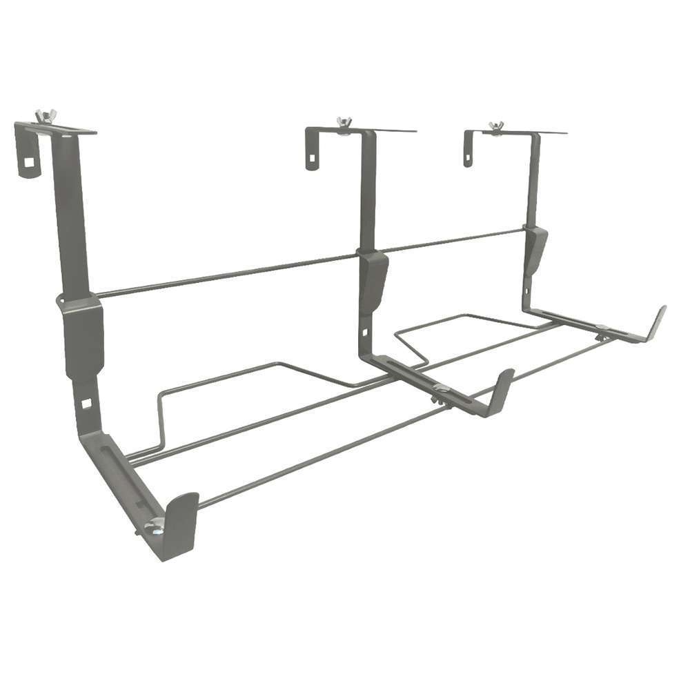 Support de jardinière (L. 60 cm) ergonomique, coloris gris souris