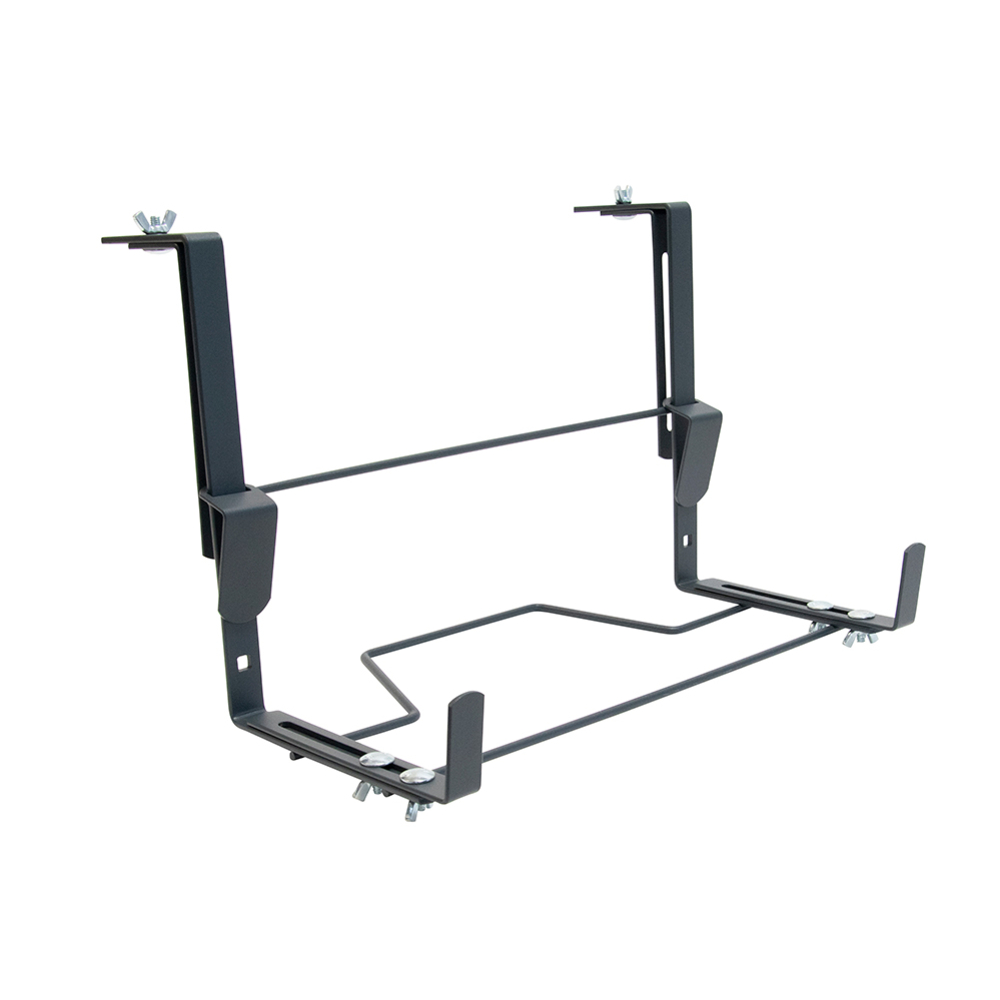 Support de jardinière (L. 35 cm) ergonomique, coloris gris souris