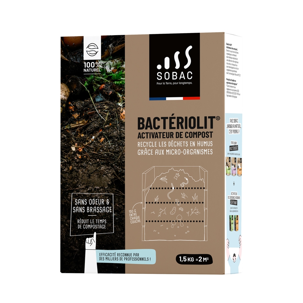BactÃ©riolit, activateur de compost : 1,5Â kg