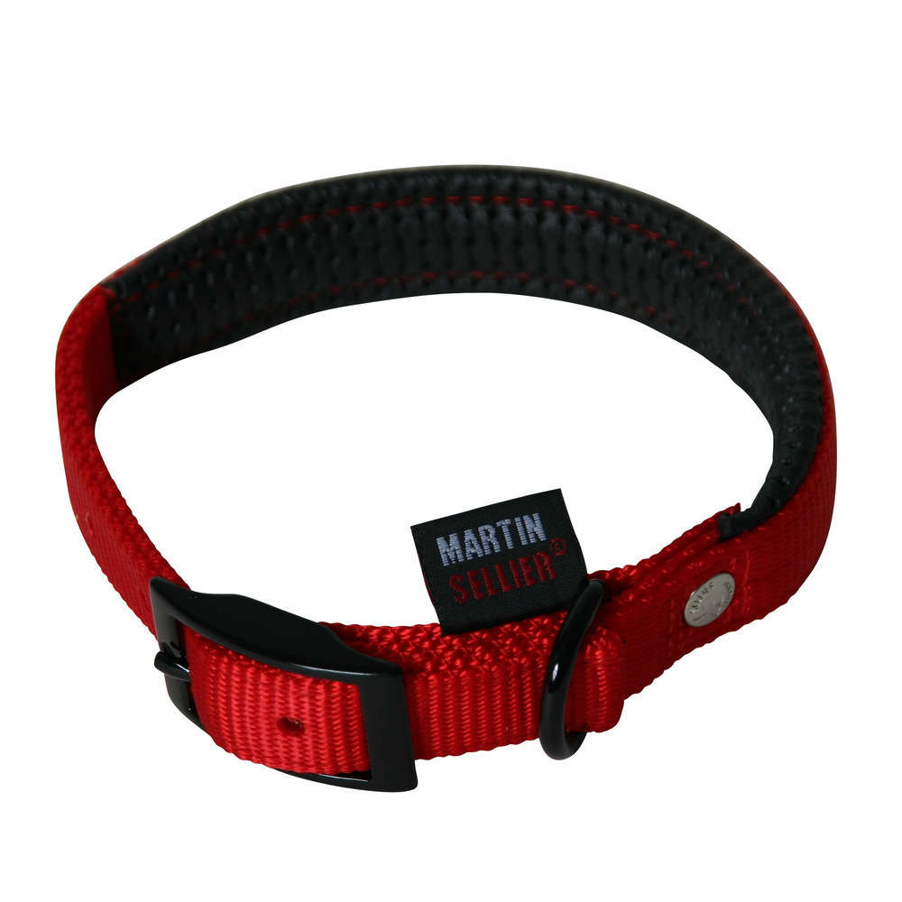 Collier Confort 35 cm rouge