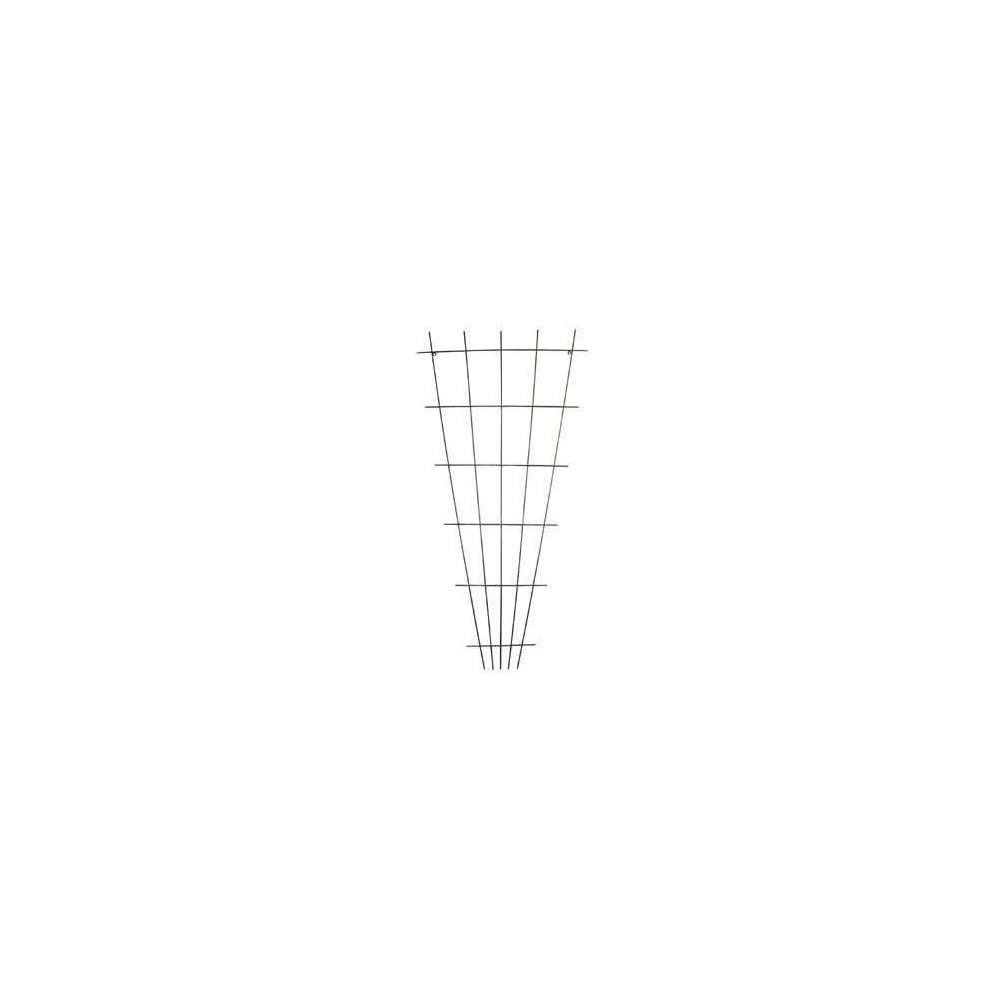 Eventail, en acier - l.56 x H.150 cm