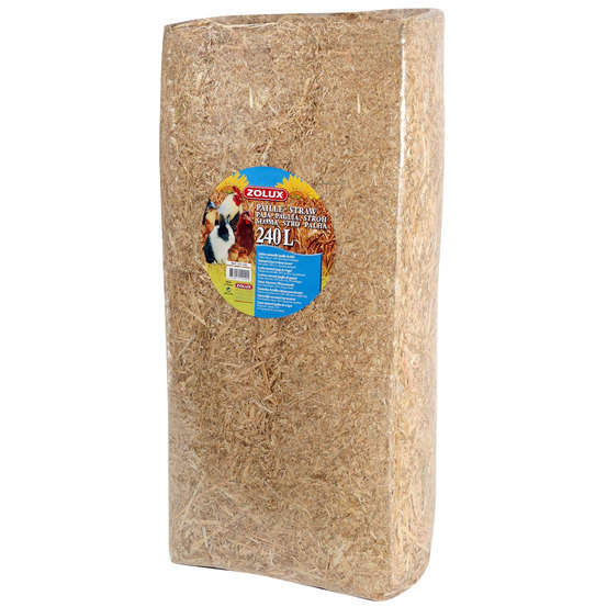 Paille naturelle pour lapin : 240 L