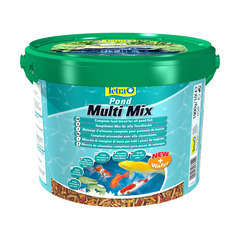 Alimentation pour poissons de bassin : Tetra Pond multi mix 10 L