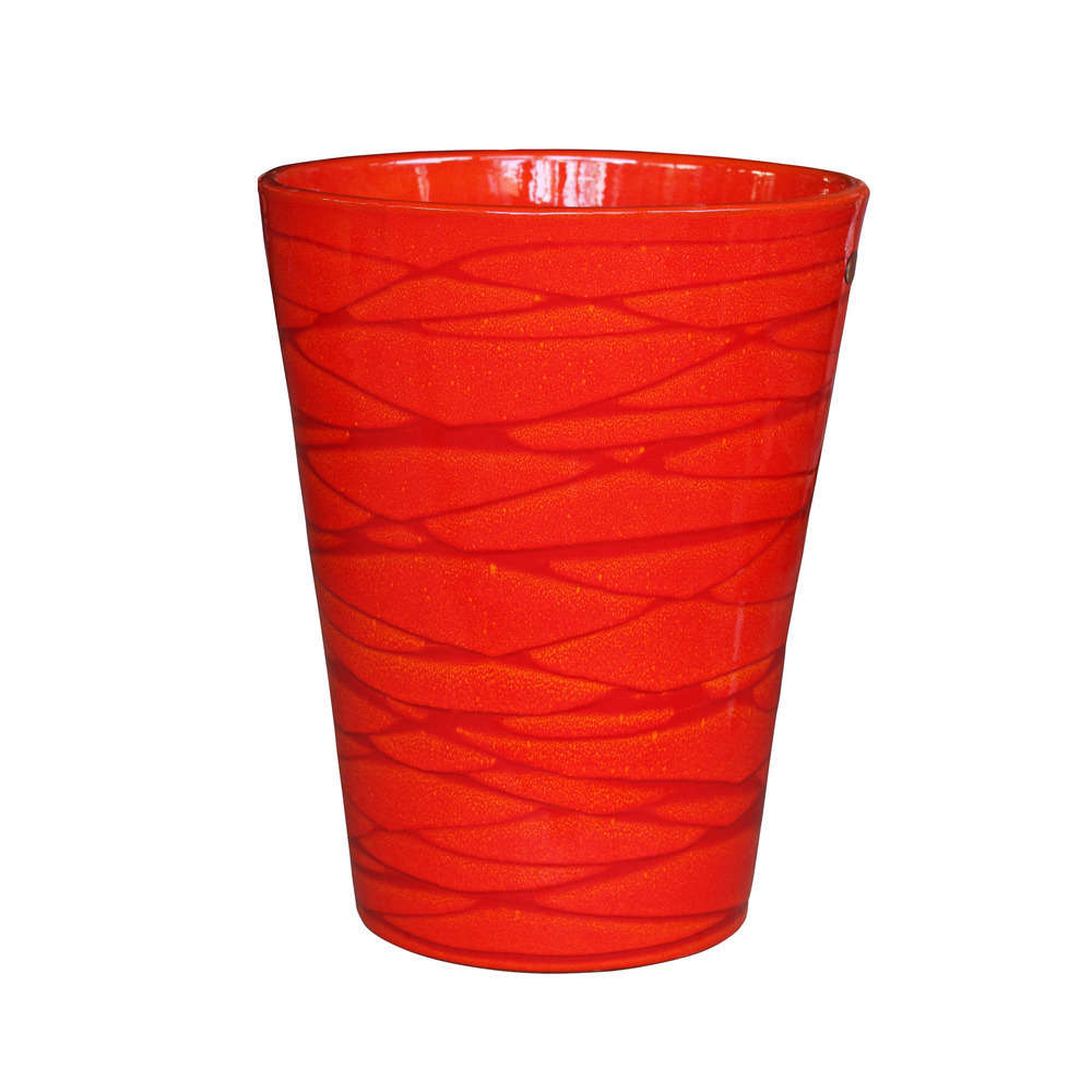 Pot Sydney en terre cuite, coloris soleil couchant Ø 25 x H. 29 cm