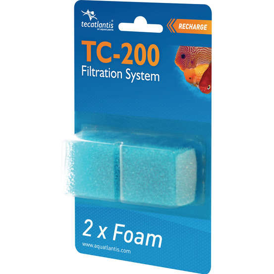 Recharges mousse TC 200 pour filtre d'aquarium