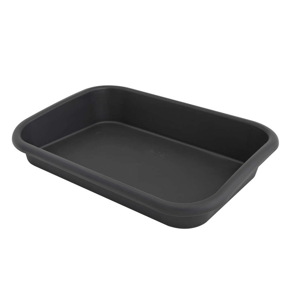 Plateau jardin green basics noir 59x42cm