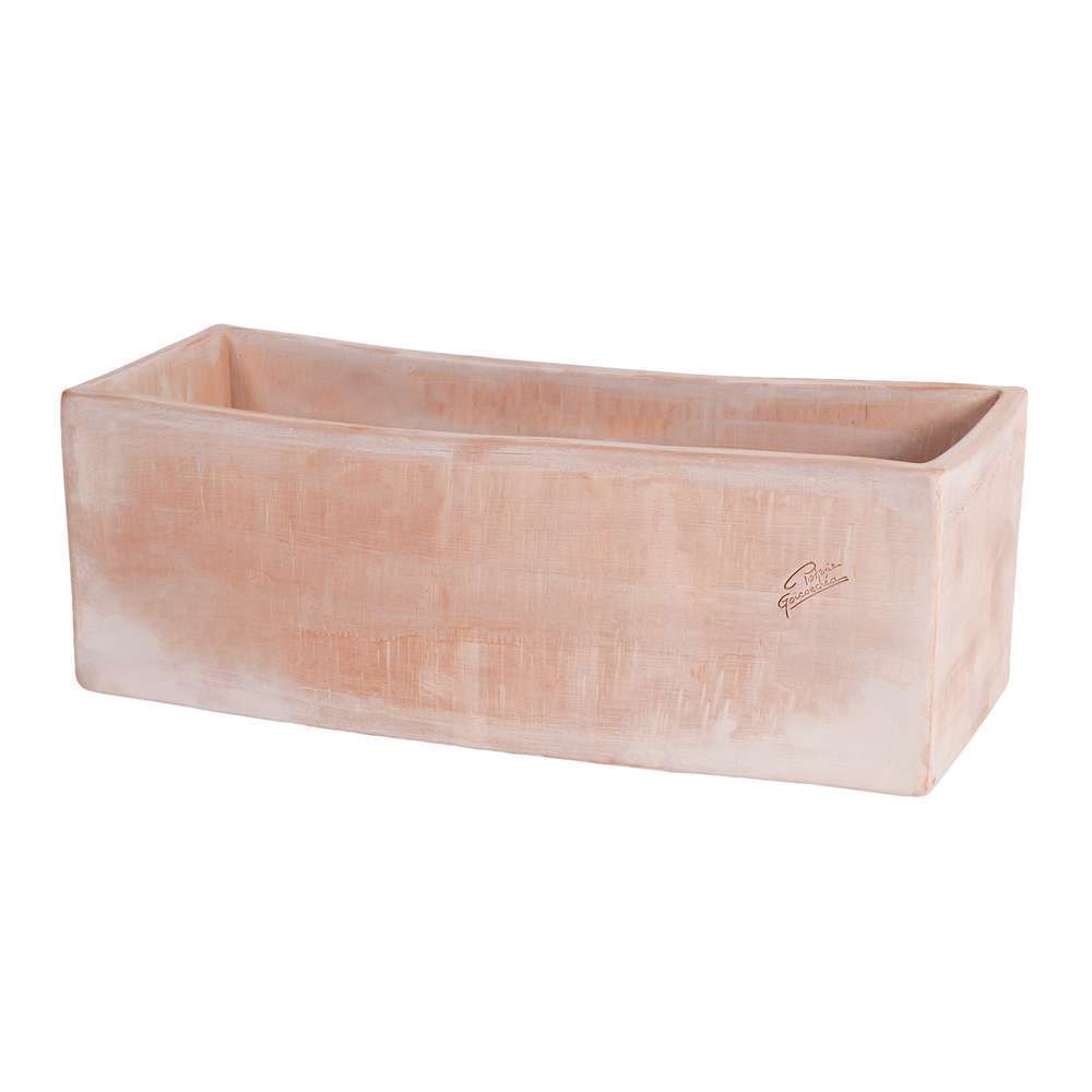Jardinière Contemporaine, en terre cuite L. 52 x H. 18 cm
