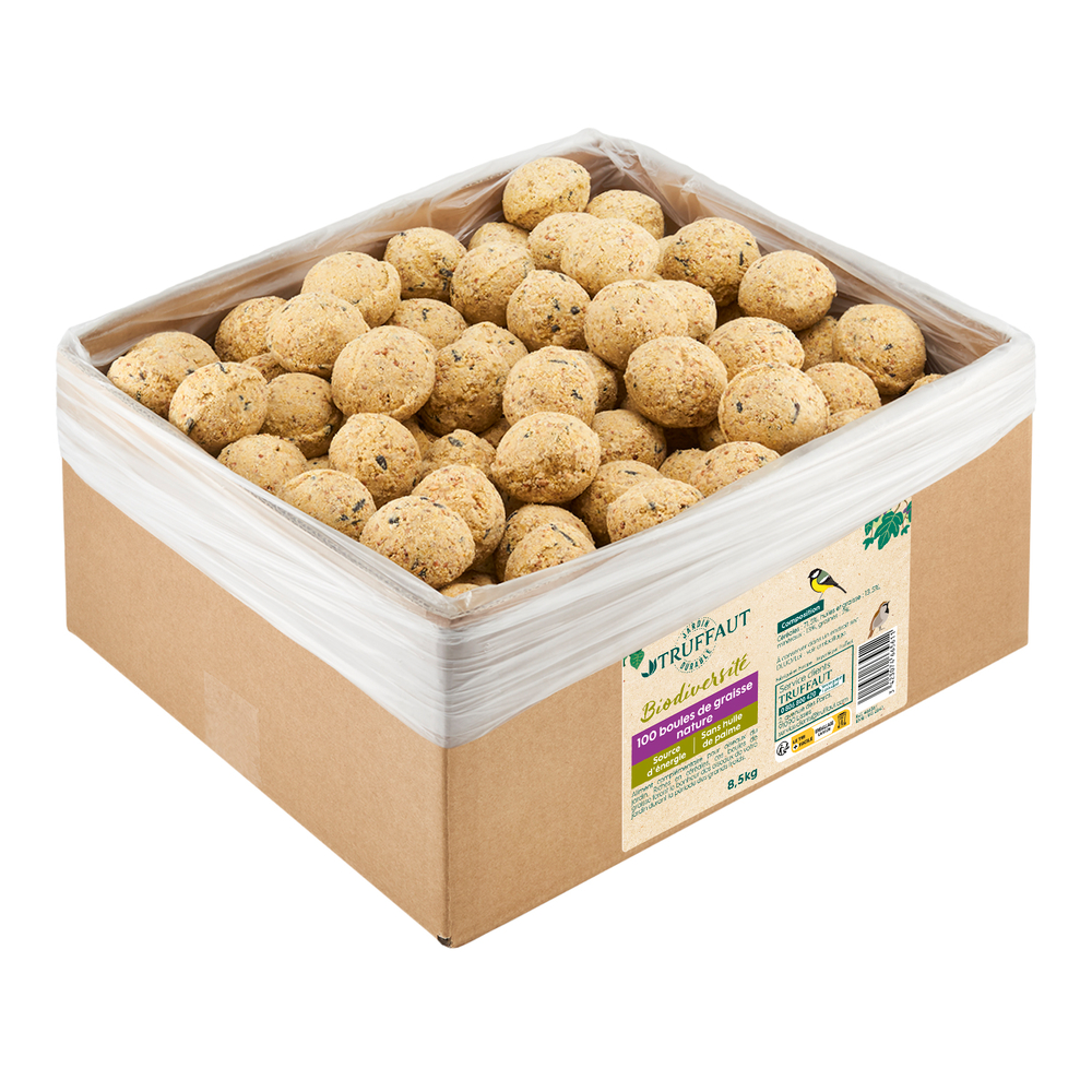 Aliment oiseaux du ciel 100 boules de graisse
