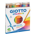 Crayons de couleurs Giotto Stilnovo, l'étui de 24
