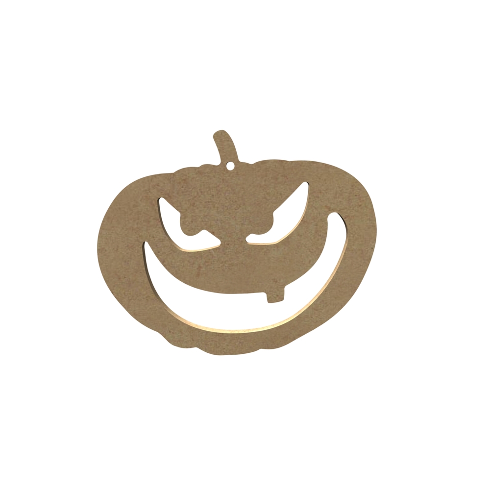 Forme en médium - Citrouille ajourée 13x10 cm