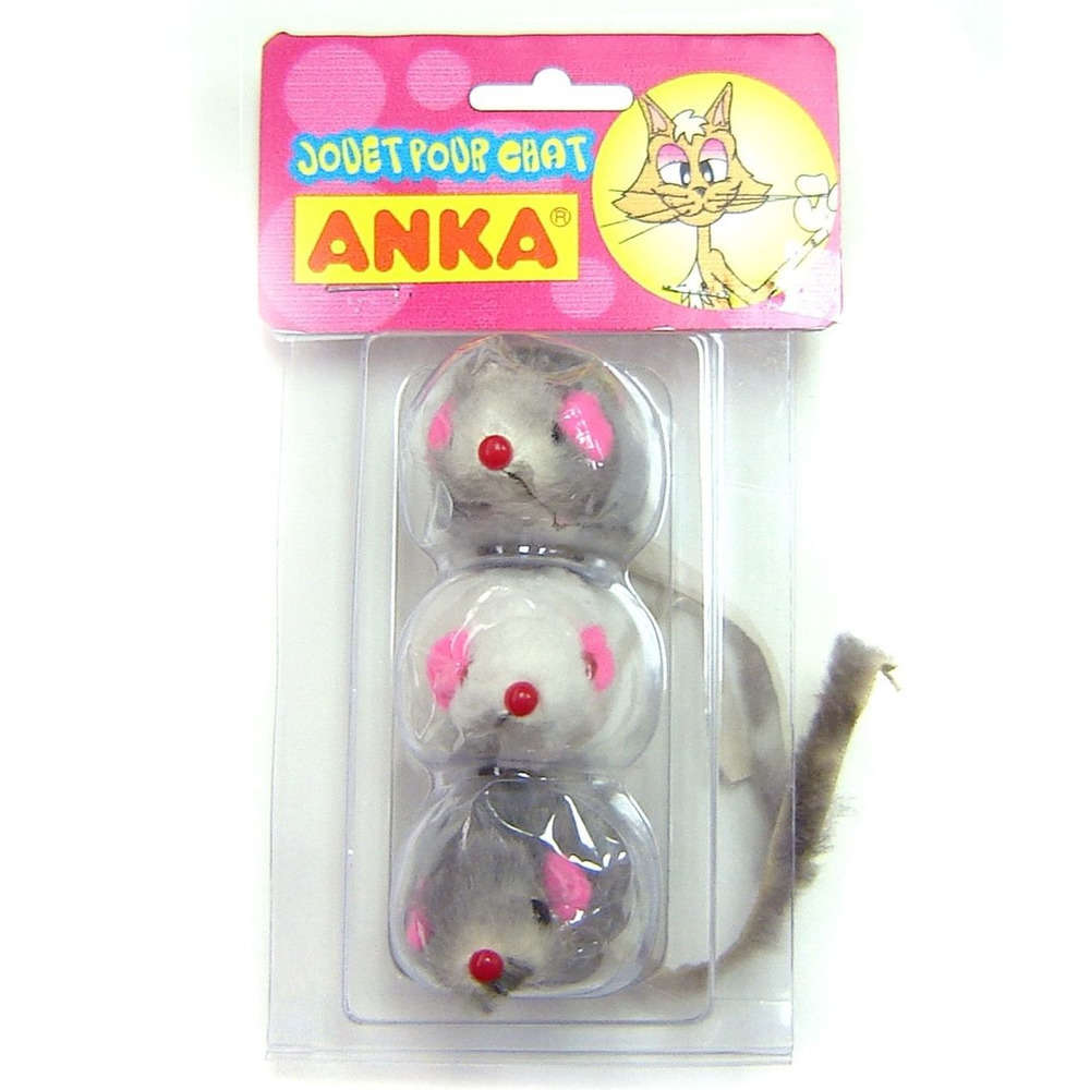 Souris True pour chat : par 3