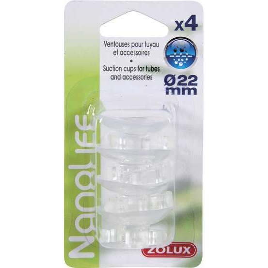 Ventouse pour tuyau d'aquarium de diamètre 22mm -x4pcs