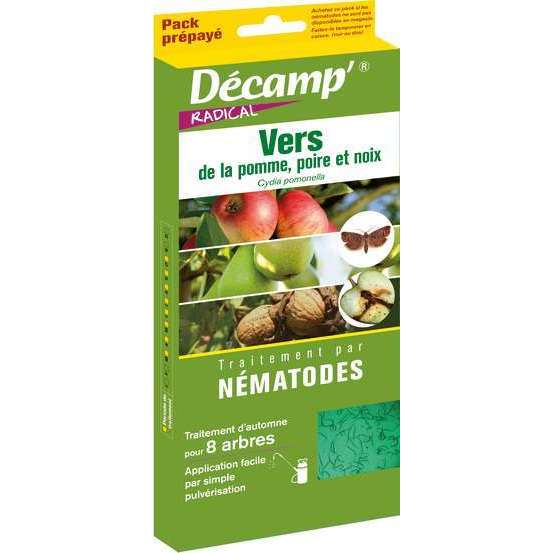 Nématodes contre le carpocapse de la pomme, poire et noix