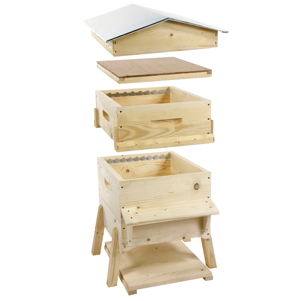 Ruche montagne dadant toit chalet