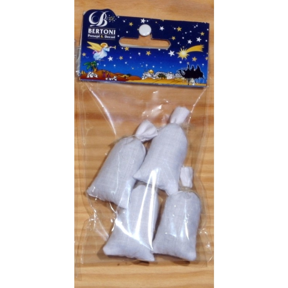 Décoration pour paysage de Noël : Sacs de farine 4x7cm