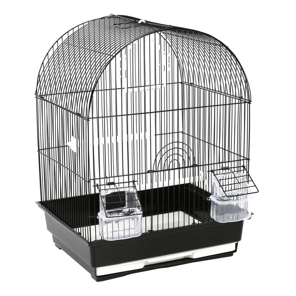 Cage Sergio en métal et plastique : Hauteur 46 cm