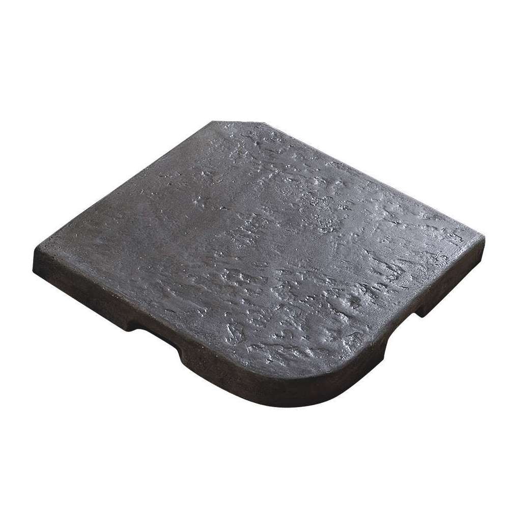 Dalle piètement parasol en pierre, anthracite L. 46x46 cm (21.5 kg)