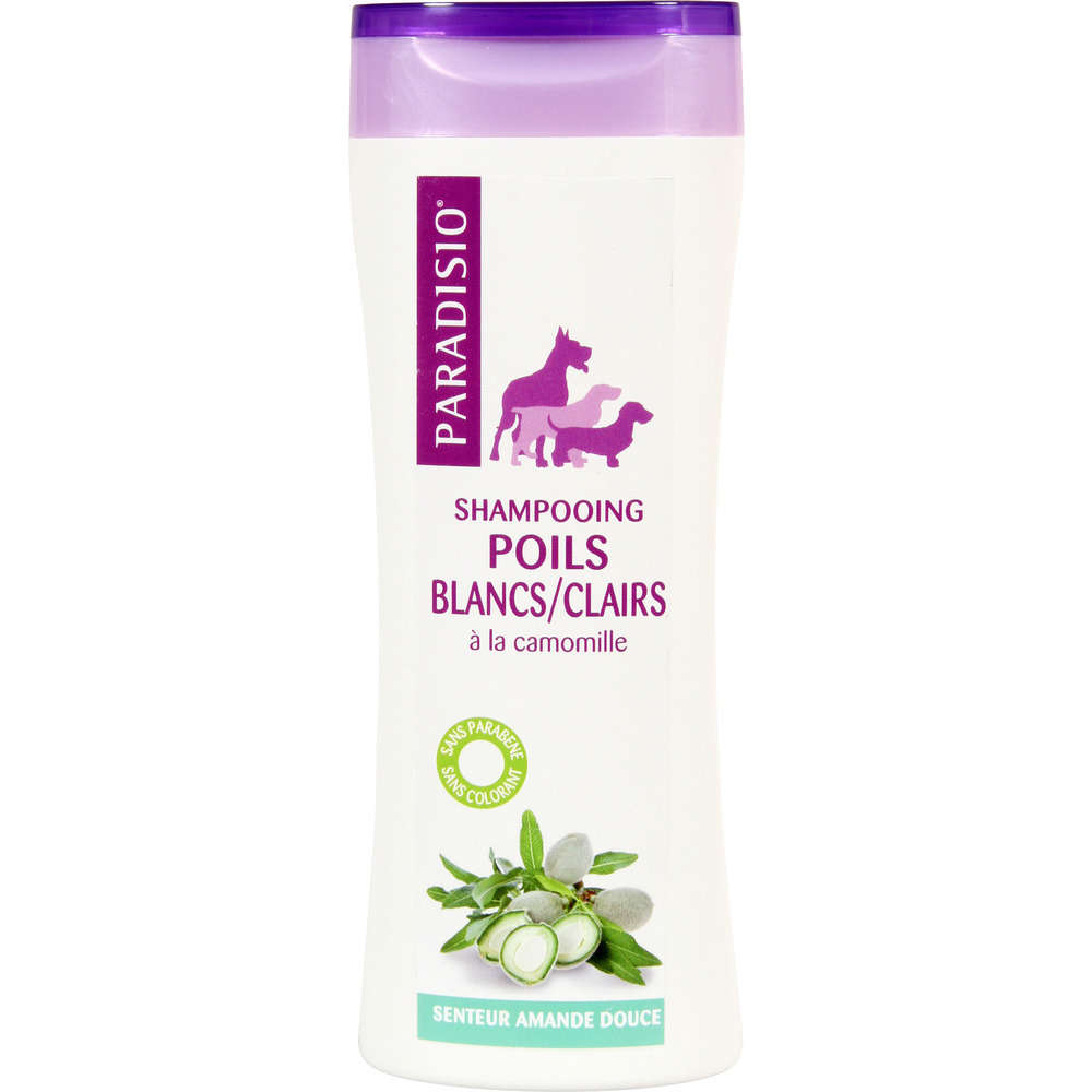 Shampoing Poils Blancs à la glycérine camomille 250ml