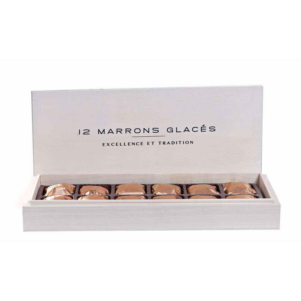 Marronière de 12 marrons glacés (240g)