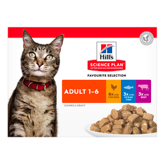Multipack sachets chat adulte : 12 X 85g