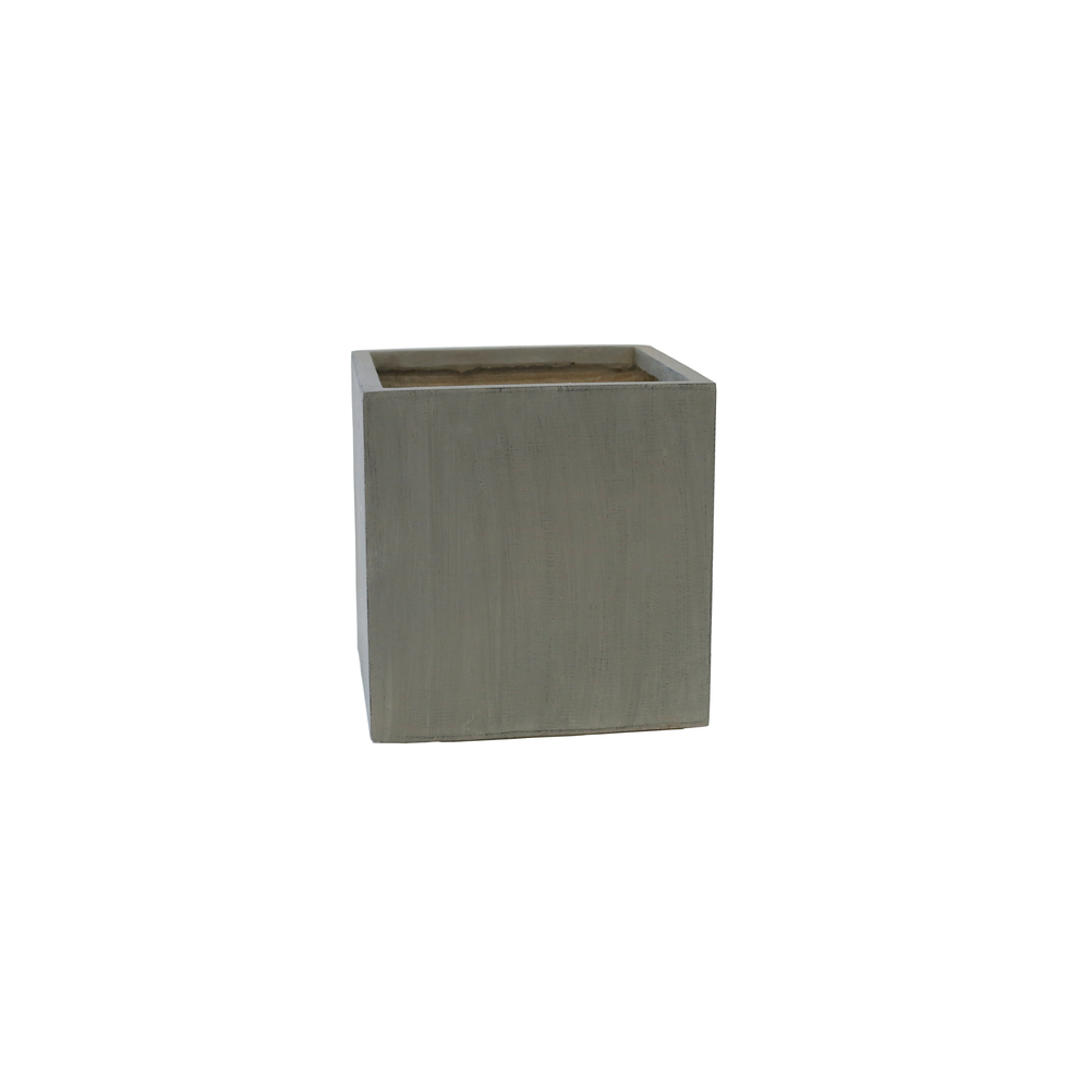 Cube Jin, couleur ciment L. 30,5 x l. 30 x H. 30 cm