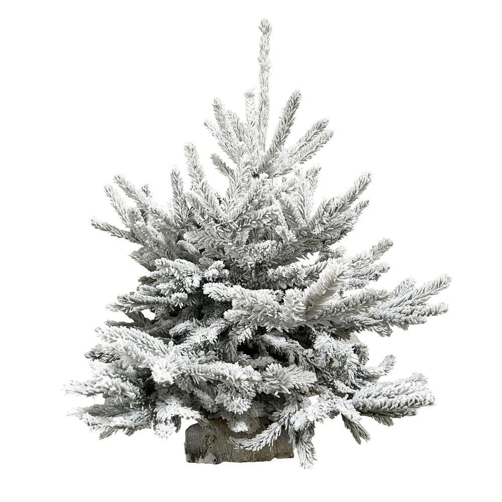 Sapin de Noël diamant Robin® : 90/100cm buché
