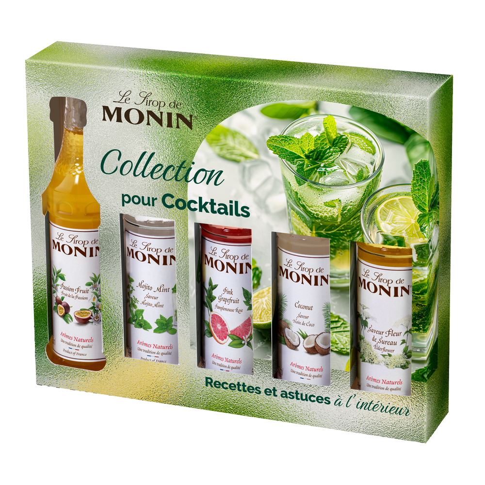 Coffret Cocktail: 5 sirops assortis (5cl)