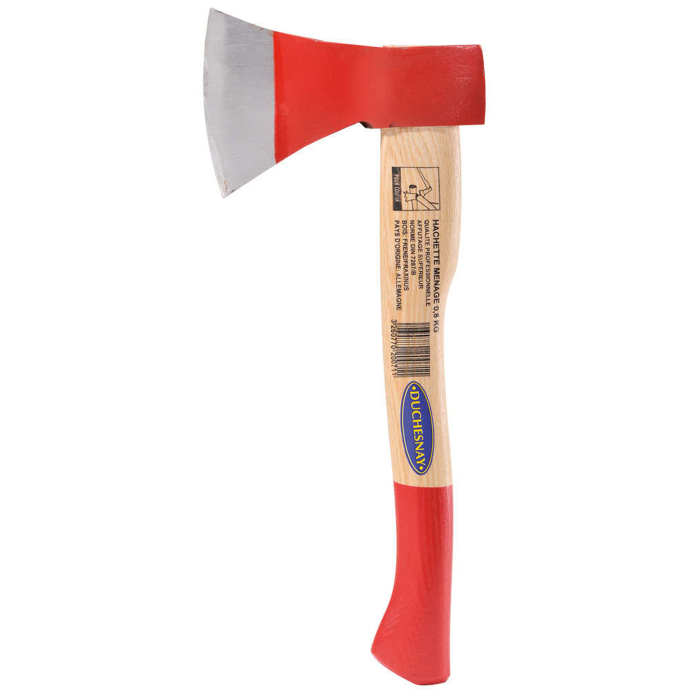 Hachette de ménage en acier forgé et bois - L38 cm