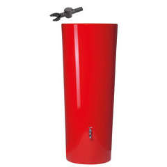 Récupérateur d'eau 'Kit Réservoir Color' Tomato: L62xl62xH150cm - 350L