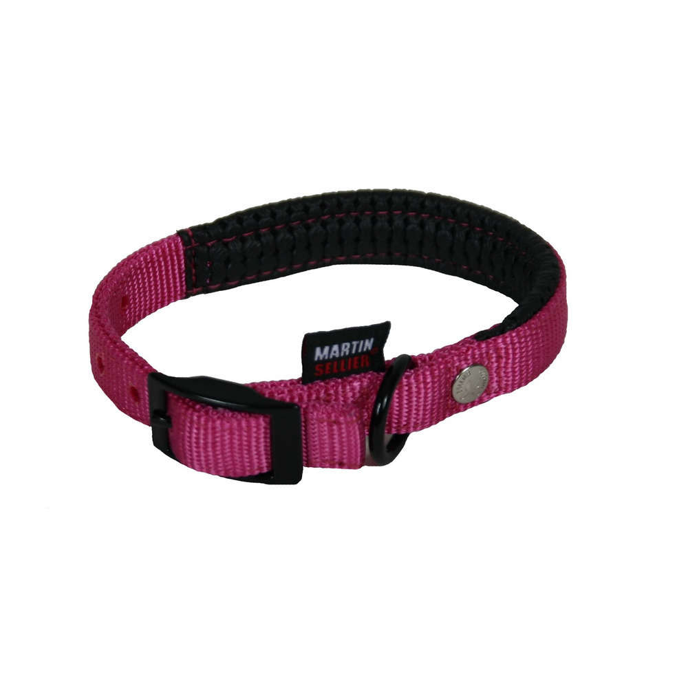 Collier droit confort largeur 1,6cm et longueur 35cm Rose