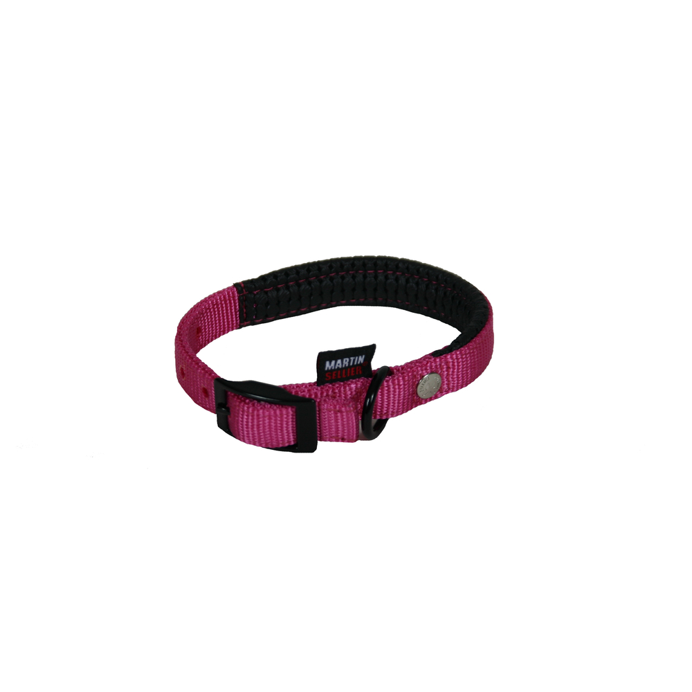Collier droit confort largeur 2,5cm et longueur 65cm Rose