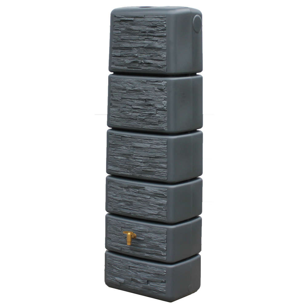 Cuve Slim Stone Decor Gris Granite 300l