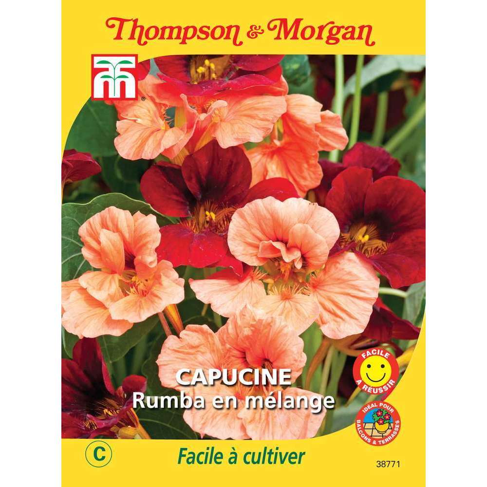 30 Semences Thompson & MORGAN-fleurs-Capucine crimson Empereur 