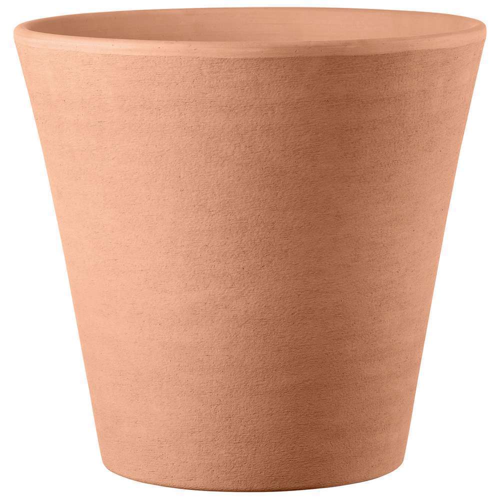 Vase Conico Primitivo, blanc d.49xh.45,8cm