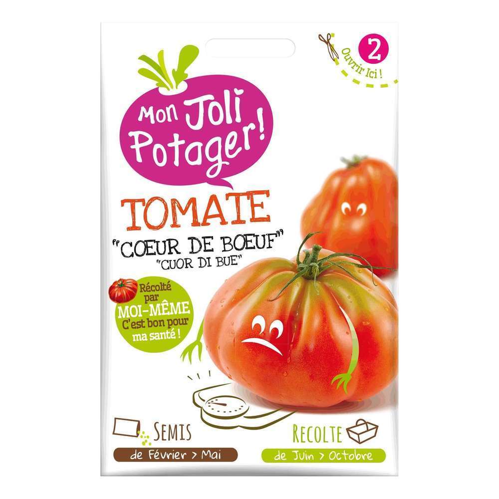 graines de tomate cœur de velours vendu en sachet de 30 graines procédé bio 