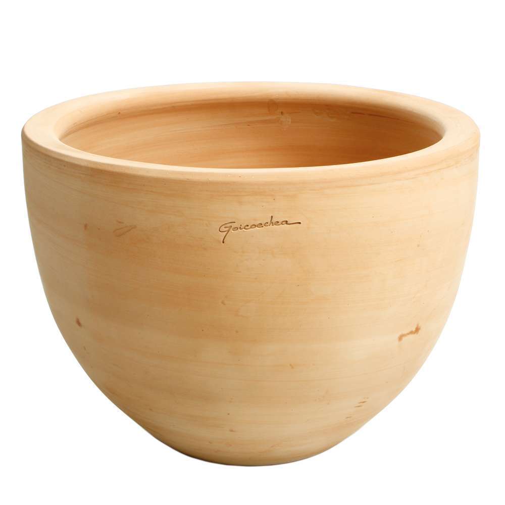 Cuvier Contemporain en terre cuite couleur naturelle Ø 51 x H. 37cm