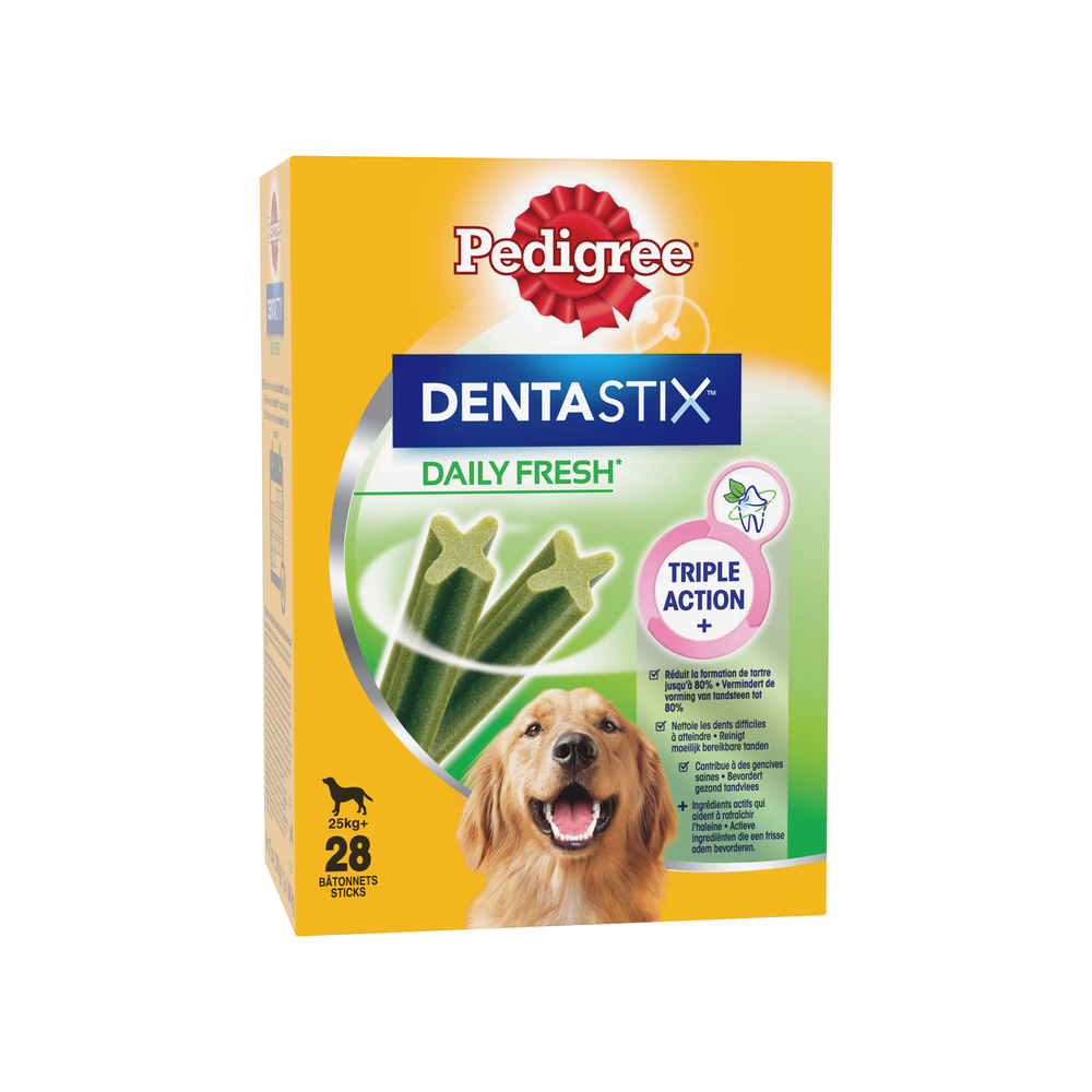 Pedigree Dentastix Fresh pour chien : 28 sticks 1080gr