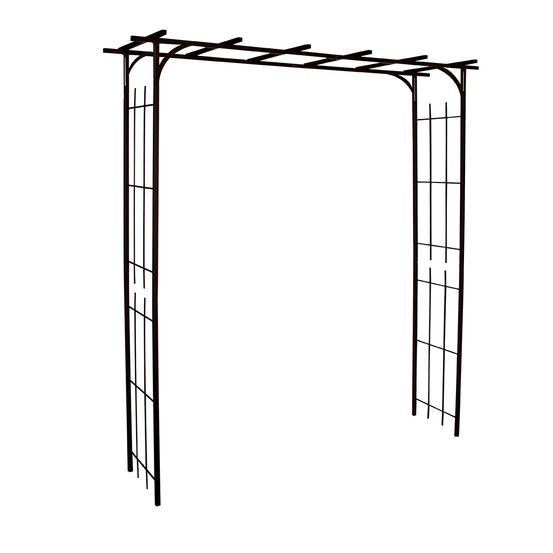 Pergola (tube carré grand modèle), coloris fer vieilli H.198cm