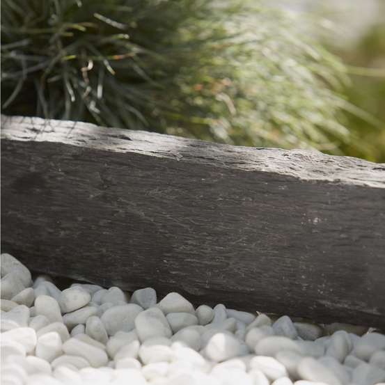 Bordure en ardoise naturelle - L. 50 x l. 8 x H. 10 cm