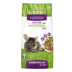 Repas premium Paradisio nature pour chinchilla : 2,7 kg
