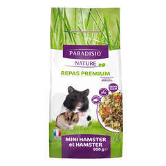 Repas premium Paradisio nature pour hamster nain : 900 gr