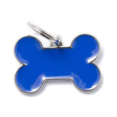 Médaille MyFamily Basic HM petit os : bleue