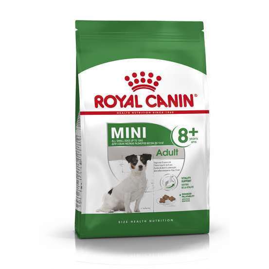 Croquettes chien senior SHN Mini Adult 8+ : 2kg