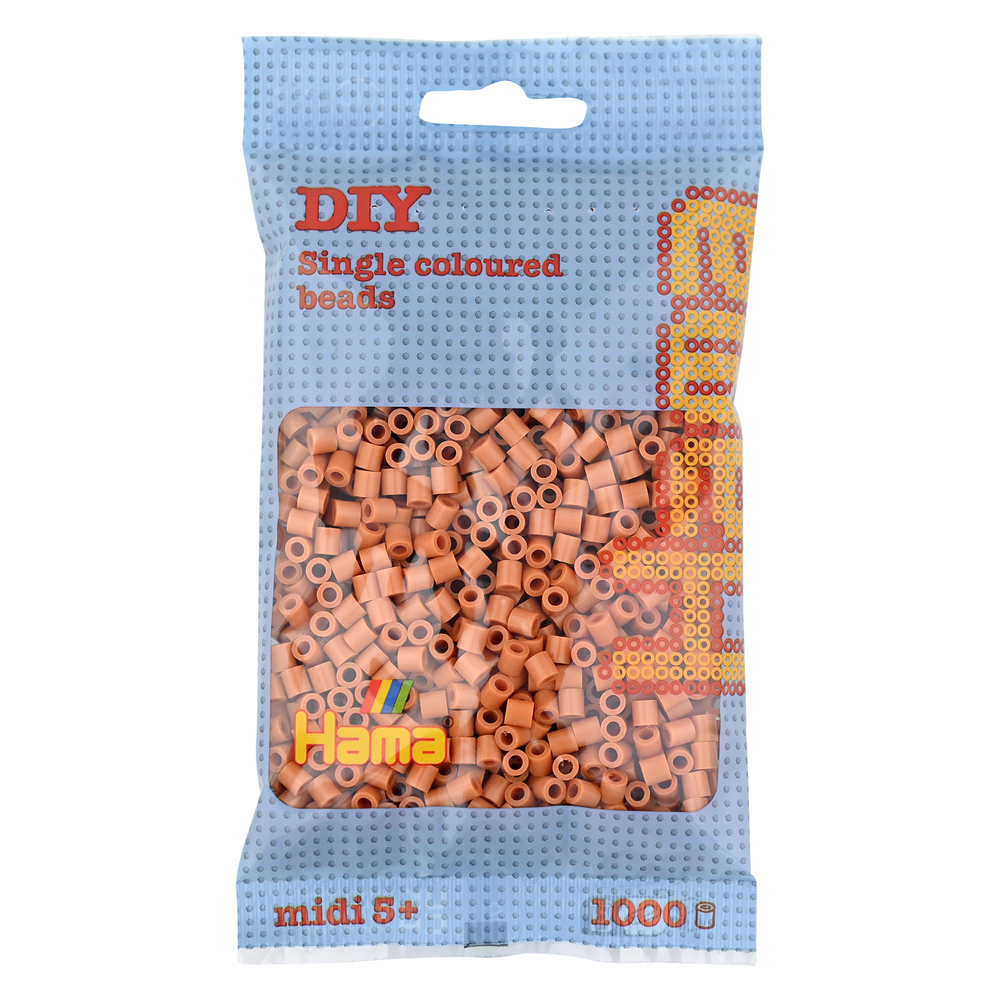 Sachet 1000 perles Midi: marron