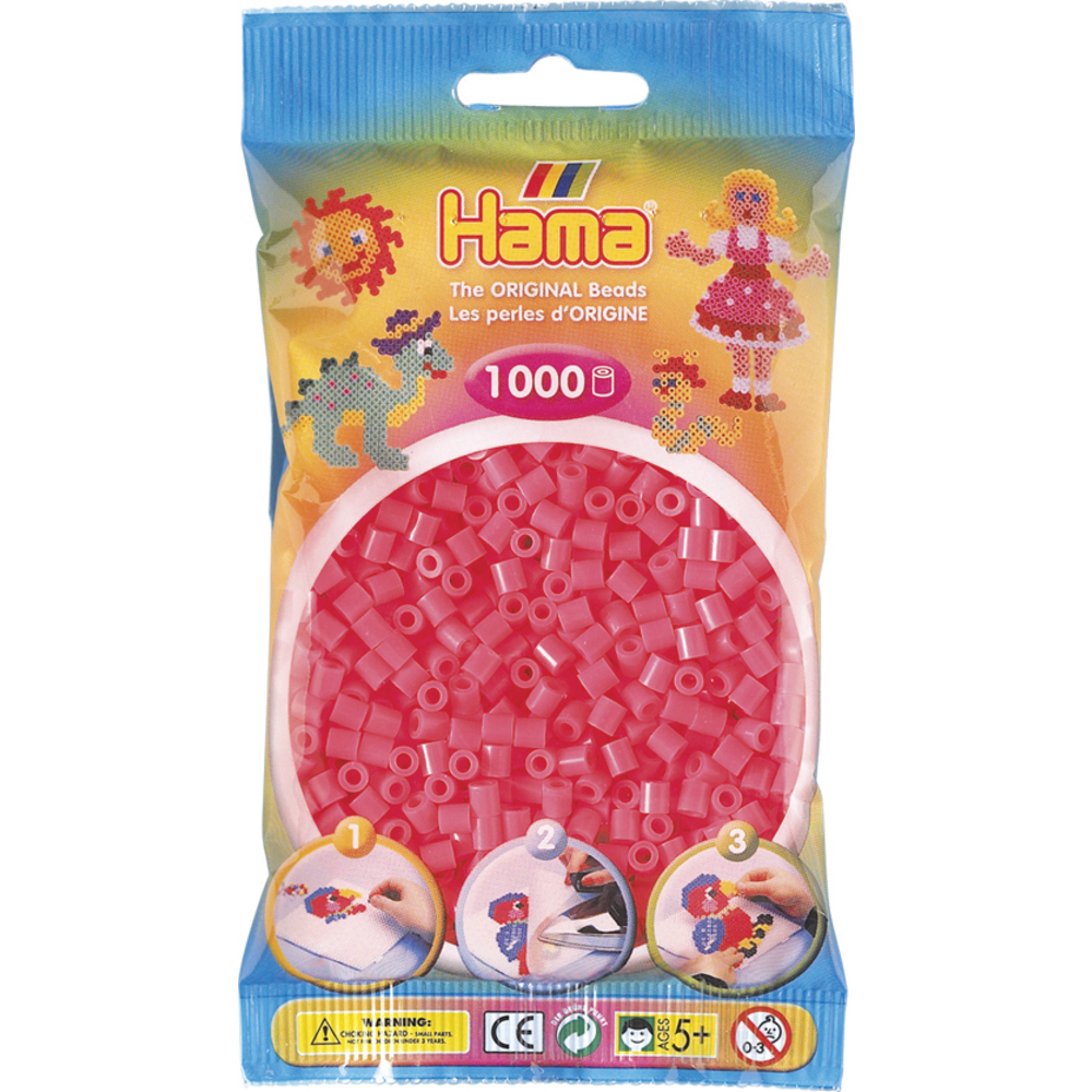 Sachet 1000 perles Midi: cerise