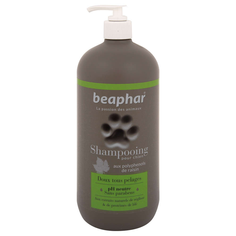 Shampooing doux tous pelages pour chien : 750 ml