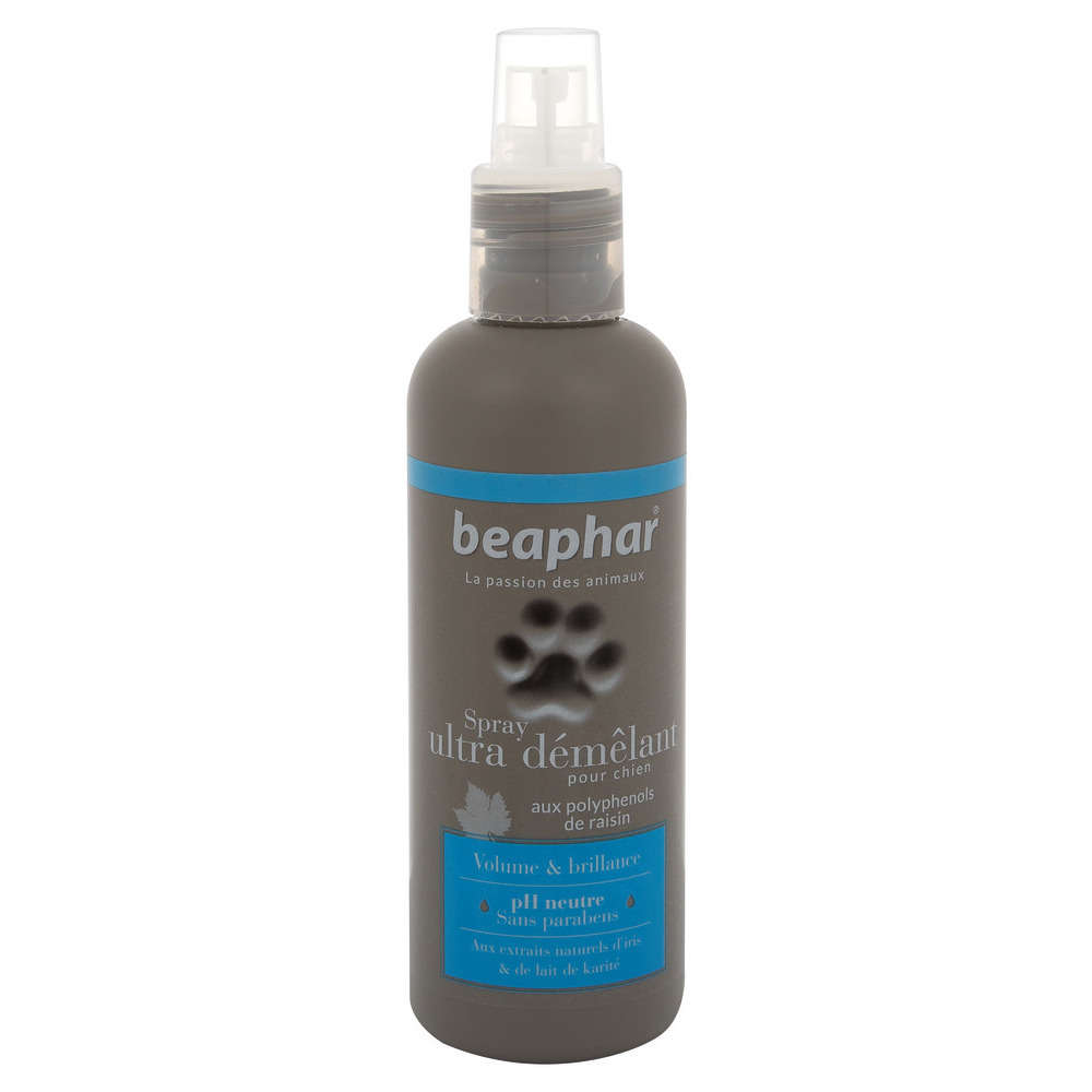 Ultra démêlant volume et brillance pour chien : spray 200 ml